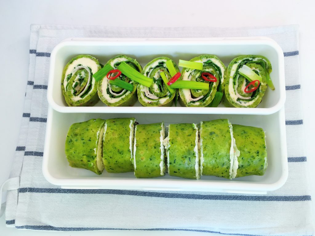 Lunch box z rollsami